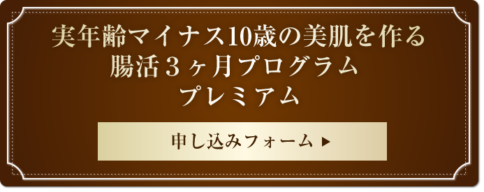 吉成 聡の実年齢マイナス10歳の美肌を作る腸活３ヶ月プログラム